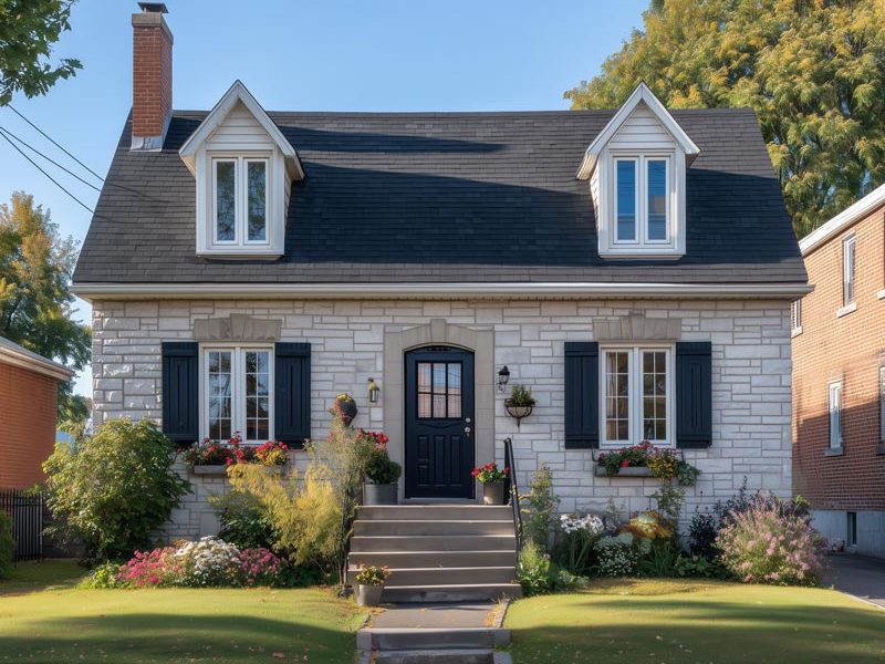 Une maison individuelle à Limoilou, Québec